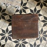 Console vis de pressoir monté en sellette en bois 1940