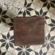 Console vis de pressoir monté en sellette en bois 1940