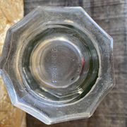 Vintage 1970s Moulded Glass Vase Made in France #D973