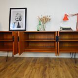 Scandinavian teak sideboard and “pin” legs