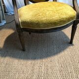 Louis XVI period medallion armchair