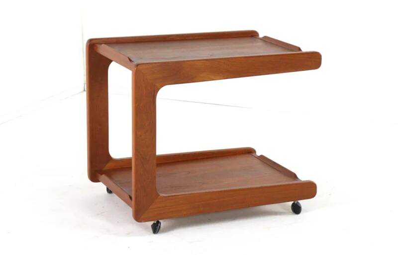 Danish design teak trolley - mid century modern
