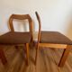 2 wooden chairs