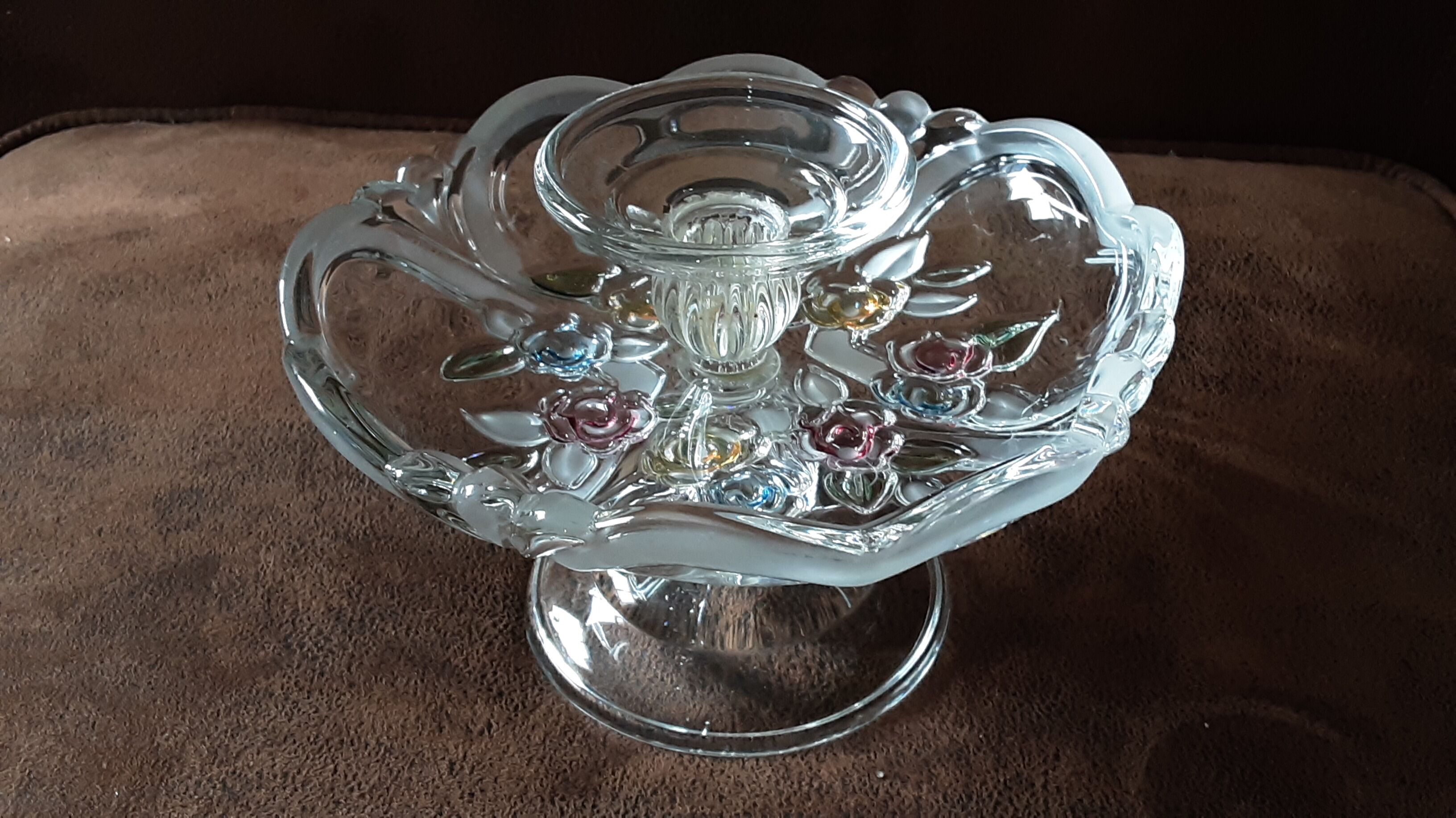 Original crystal candle holder