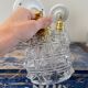 Pair of new electrified chiseled glass sconces
