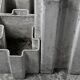 Set of 4 puzzle planters Switzerland 1950s