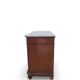 Commode Umbertino en acajou et noyer, 19e siècle.