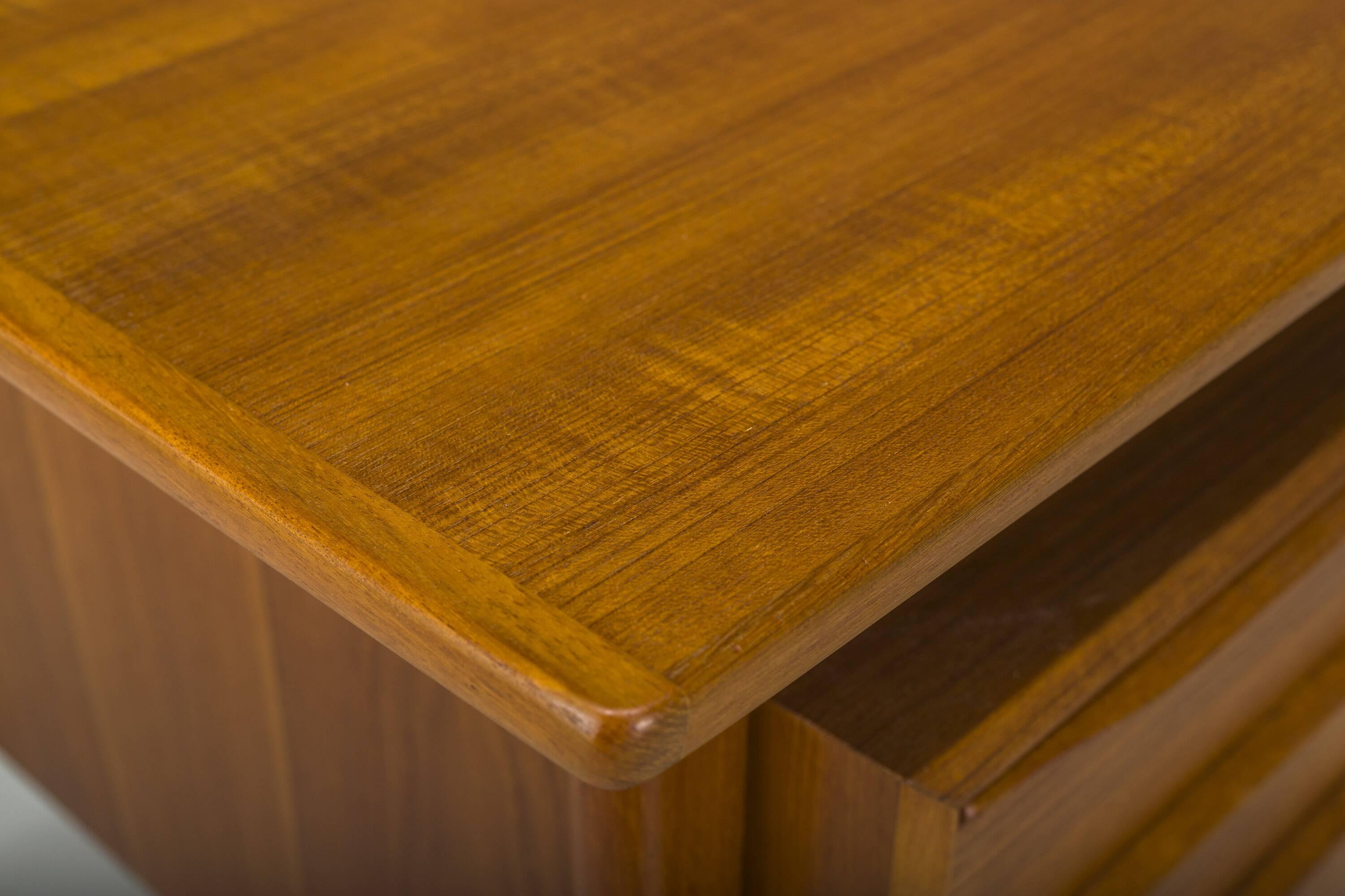 Danish Teak Desk by Peter Lovig Nielsen for Hedensted Mobelfabrik, 1964