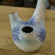 Ceramic vase by Marie-Madeleine Jolly, “Chardon” model, 1940s
