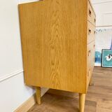 Scandinavian oak chest of drawers by Hundevad