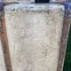 Antique wooden travel trunk