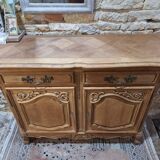 Louis XV style sideboard in solid oak