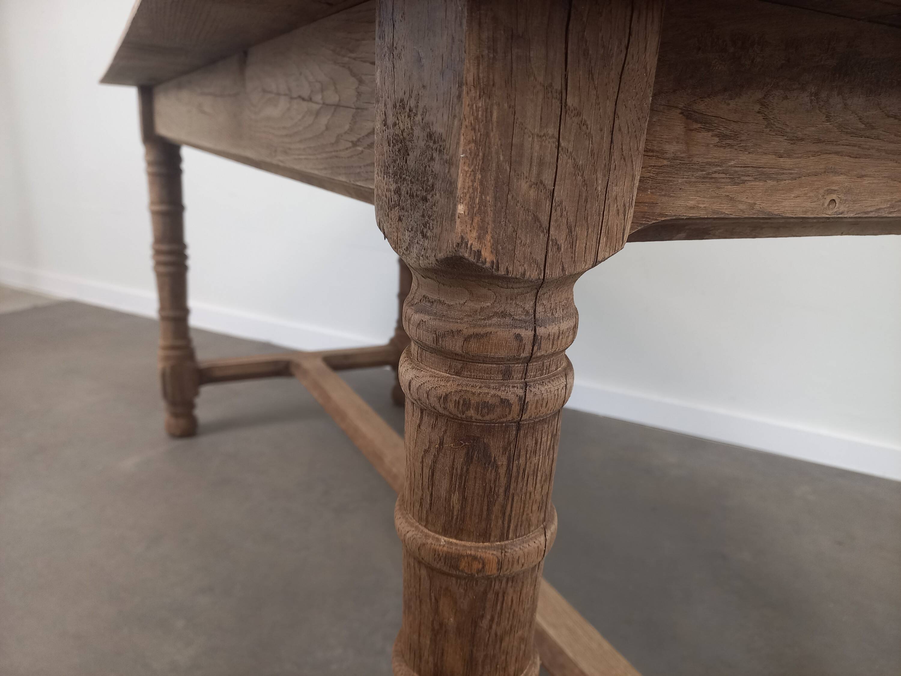 Oak farm table 158 cm