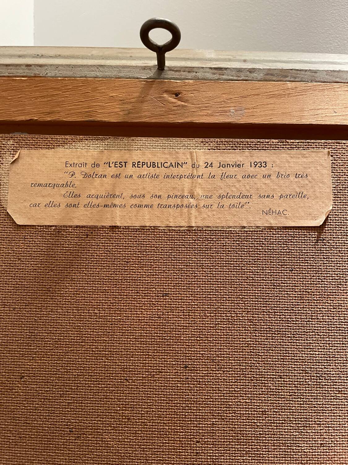 Painting bouquet of roses signed Primo Dolzan