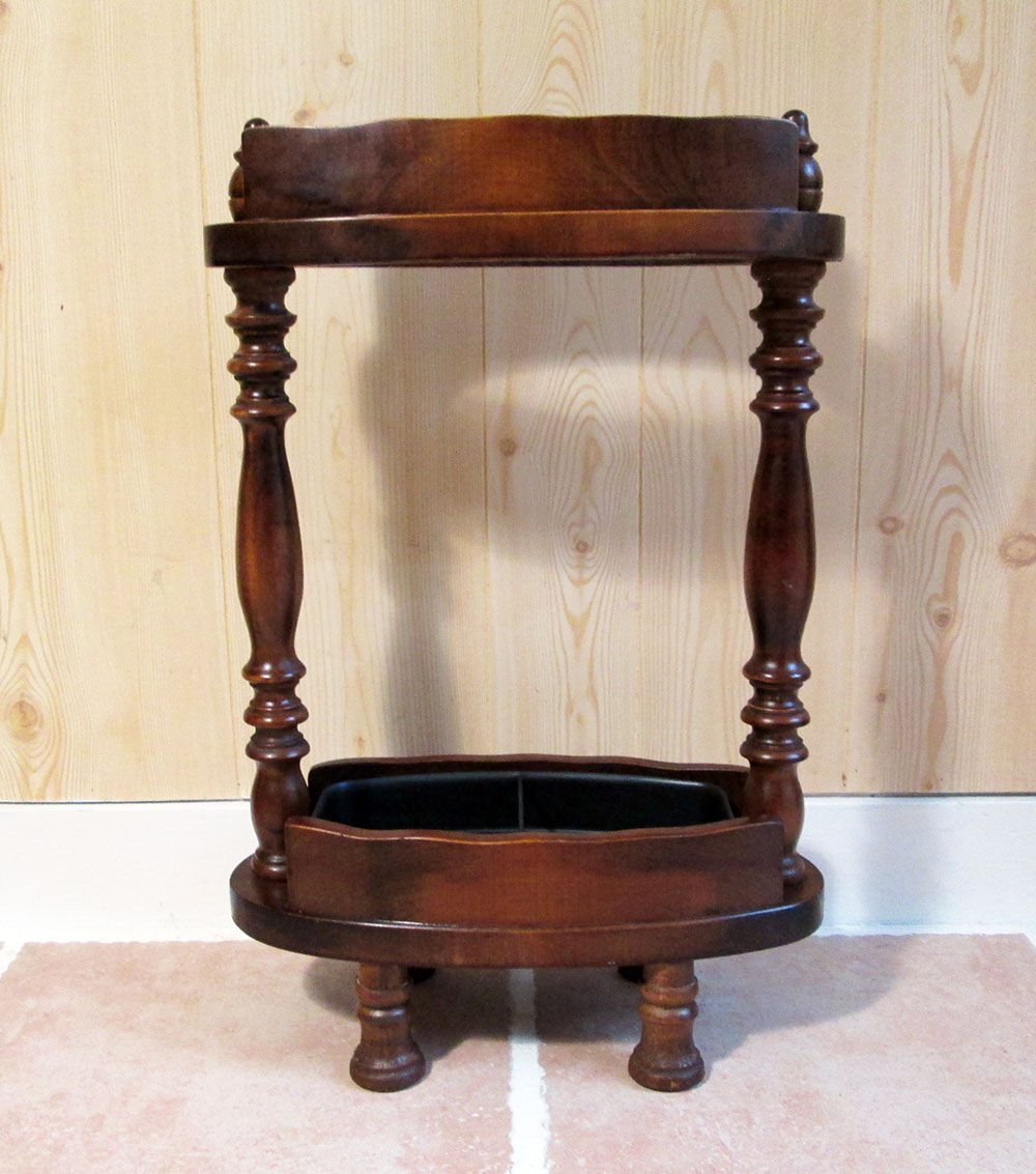 Wooden umbrella holder