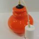 Vintage pendant light in Orange opaline/space era/vintage