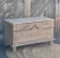 Antique oak solid wood chest bank
