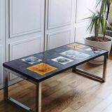 Belarti chrome ceramic coffee table