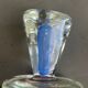 Two-coloured blown glass set