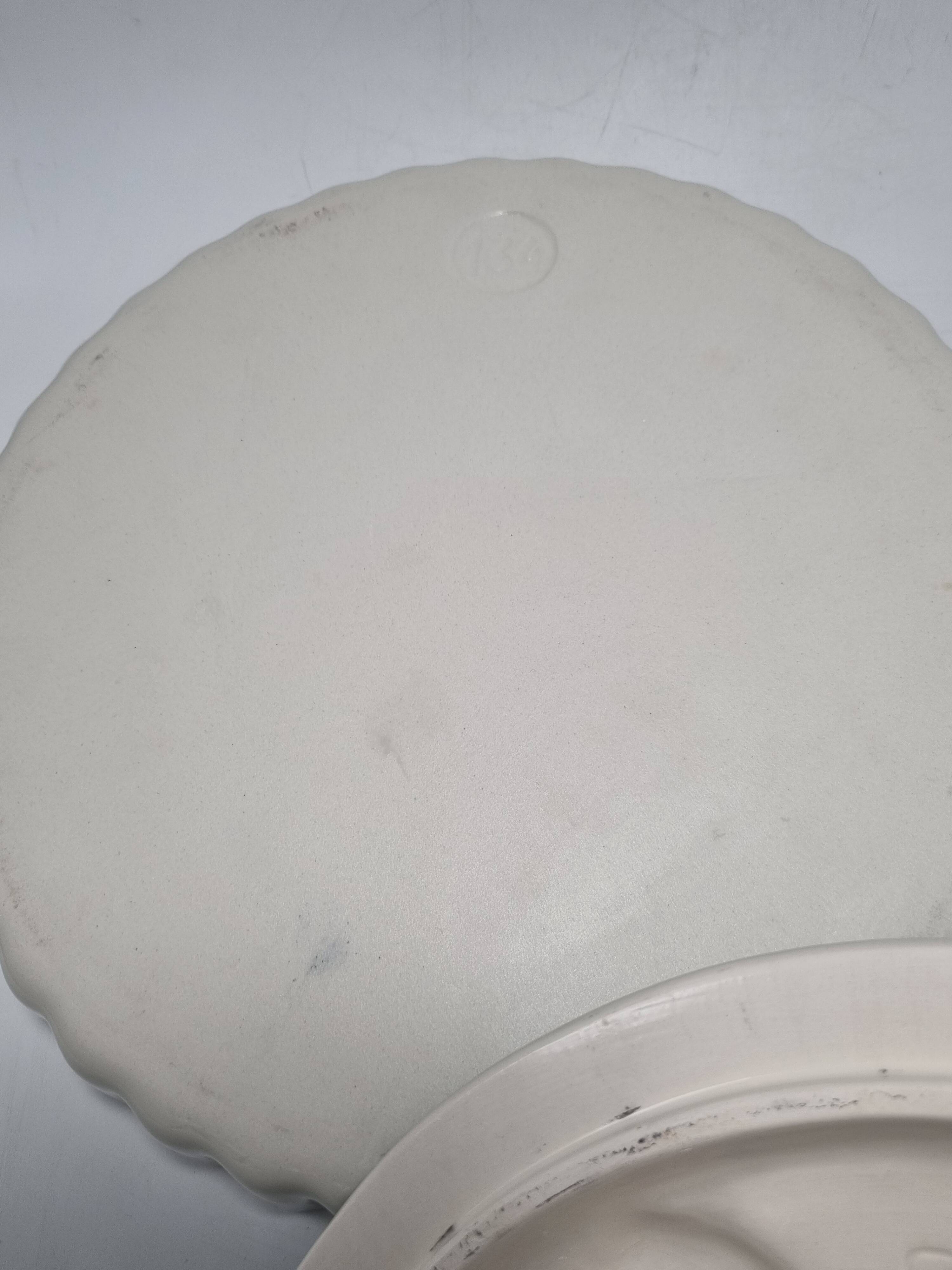 Slip-covered dish