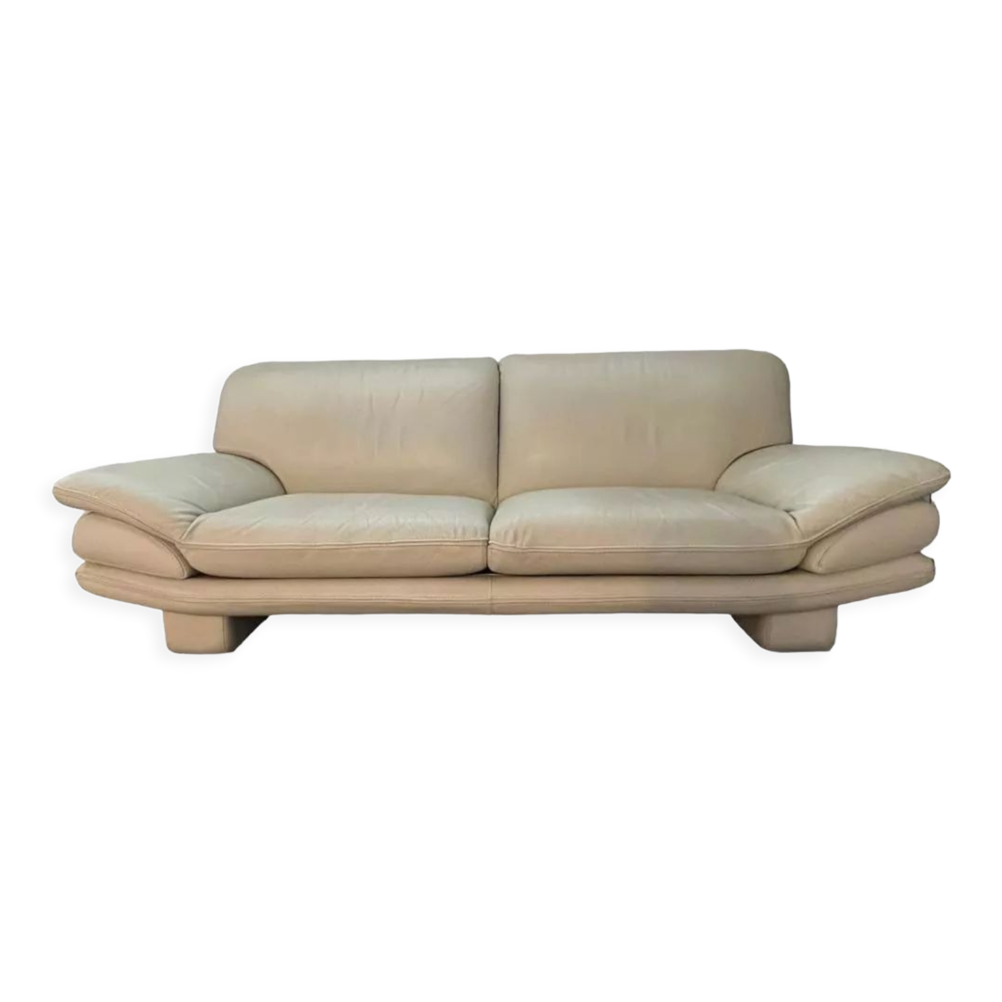 3 seater leather sofa
