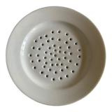 Assiette percée à faisselle 19e