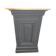 Patinated wooden base for a Medici vase or statue.