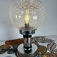 Mushroom lamp chrome murano snaidero italy spage-age 1970