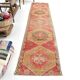 Tapis de couloir tribal turc rouge 3x12 83x370 cm SK 24645