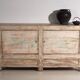 Buffet ancien peint en bois de pin – Chine, vers 1900