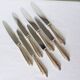 7 silver-plated metal knives, hallmarked 2107106