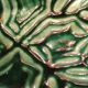 Old small empty dish enamelled copper pocket