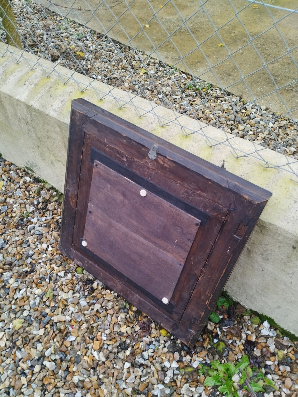 Vintage witch sun mirror antique