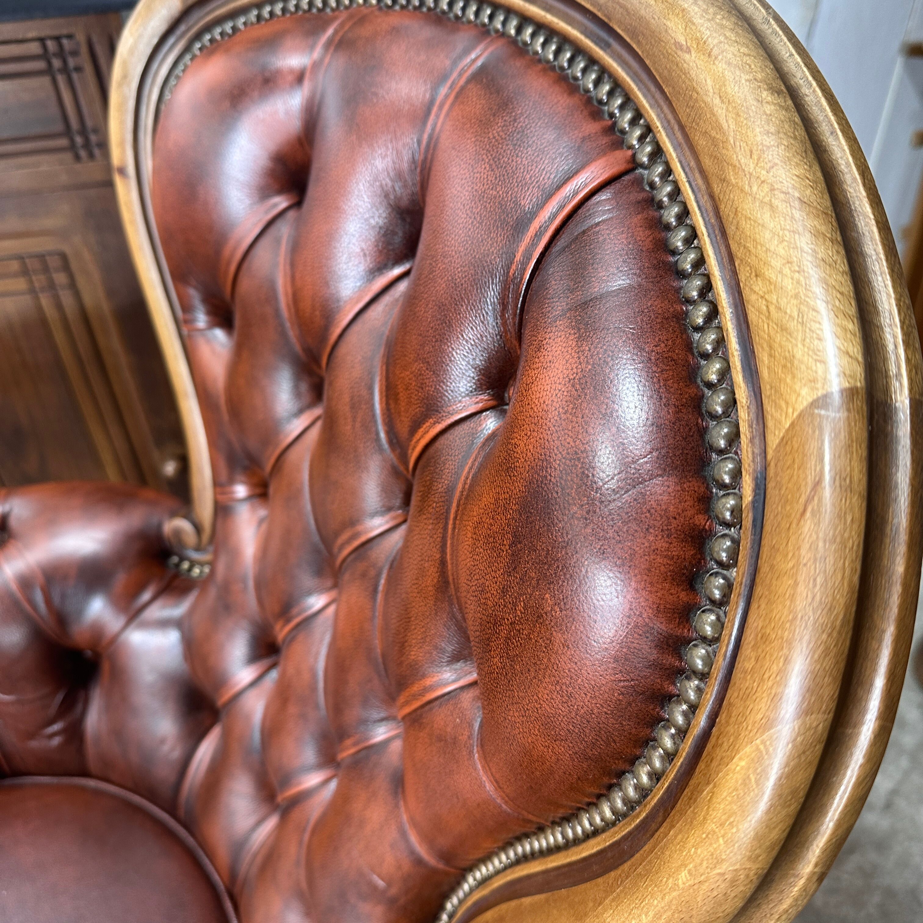 Chesterfield upholstered living room
