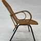 Vintage rattan chair by Dirk van Sliedregt Rohe Noordwolde 1960 in the Netherlands