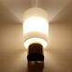 Set of 3 Vintage Limburg Wall Lights Gilded with fine gold, Glass