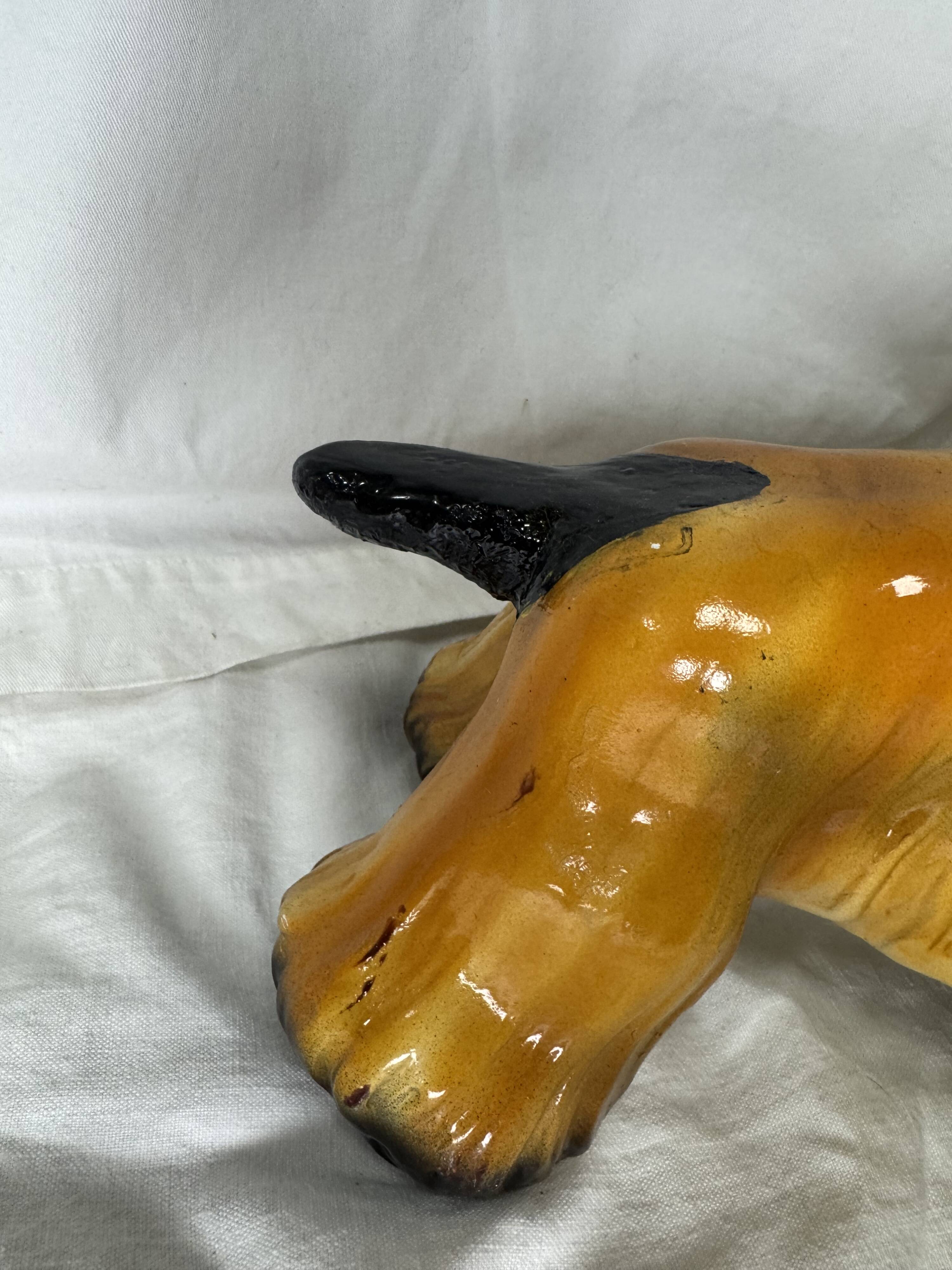 Ceramic dog, cocker