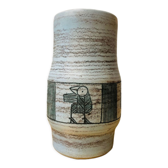 Vintage ceramic vase Jacques Blin