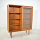 Showcase by Poul Hundevad 1960s skandinavian Teak Danish Highboard