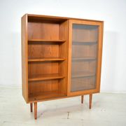 Showcase by Poul Hundevad 1960s skandinavian Teak Danish Highboard