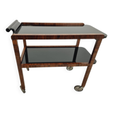 Art Deco bar cart or drinks trolley in the style of J. Halabala, 1930-40s Czechoslovakia