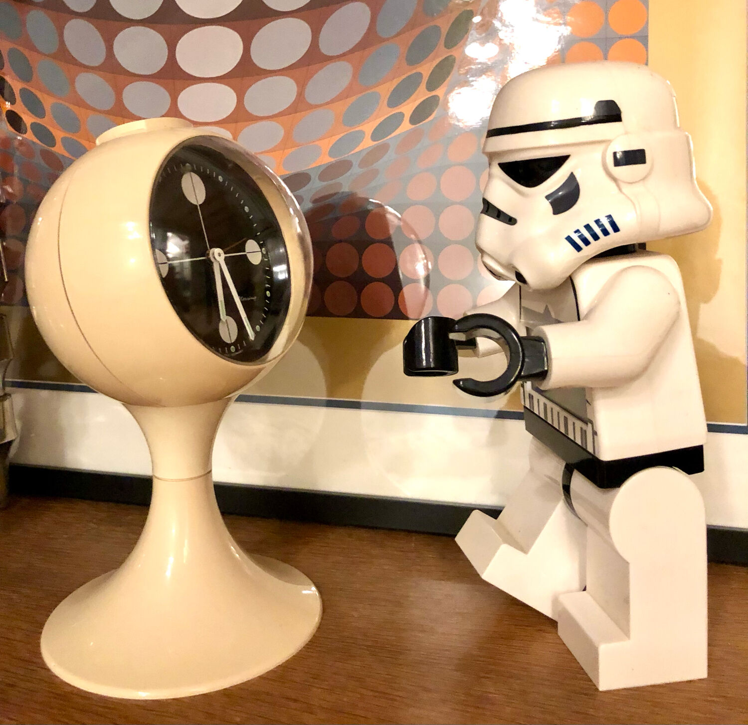 Vintage Space Age / Blessing Alarm Clock