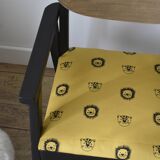 Restored vintage children's armchair