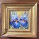 Table with two irises signed Fragal.