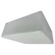 Mid-Century Milk Glass Flush Mount or Wall Light, Czechoslovakia