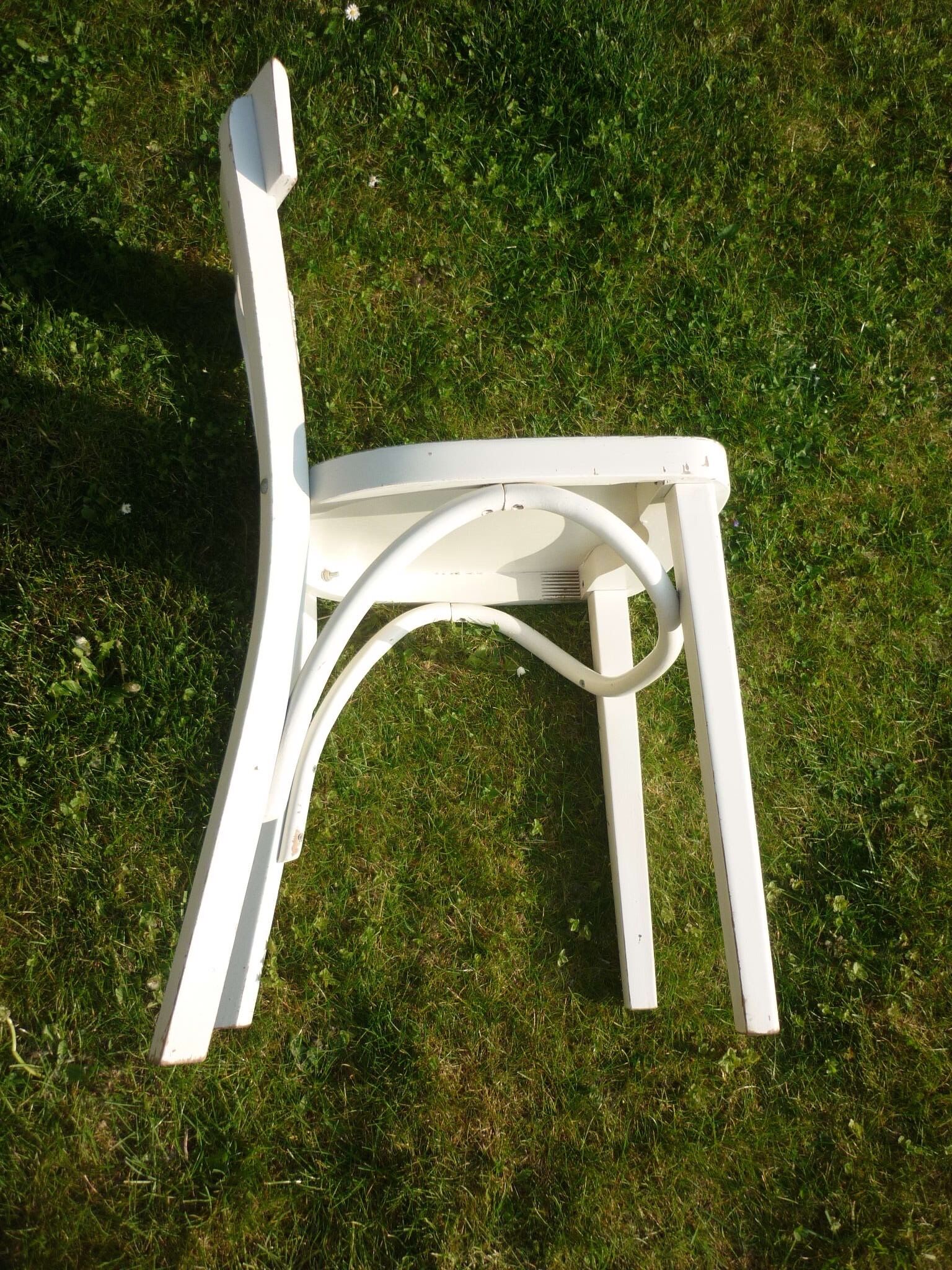 White bistro chair
