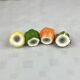 Miniature fruit salt and pepper shakers