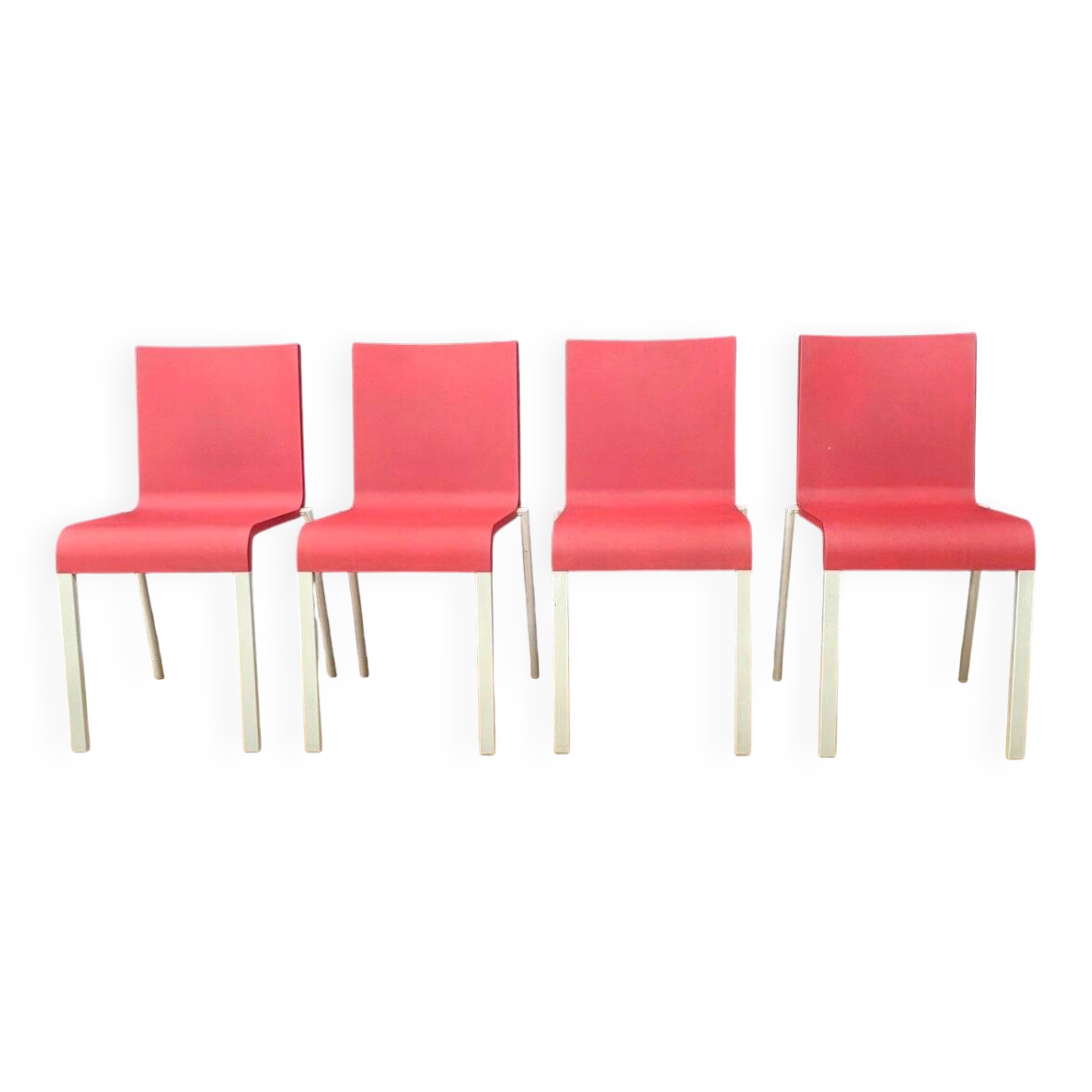Model .03 stackable chairs by Maarten van Severen for Vitra, Switzerland, 2011, set of 4