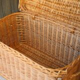 Large wicker trunk