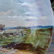 Antique porcelain dish from Limoges JEAN POUYAT hand painted signed Lecram